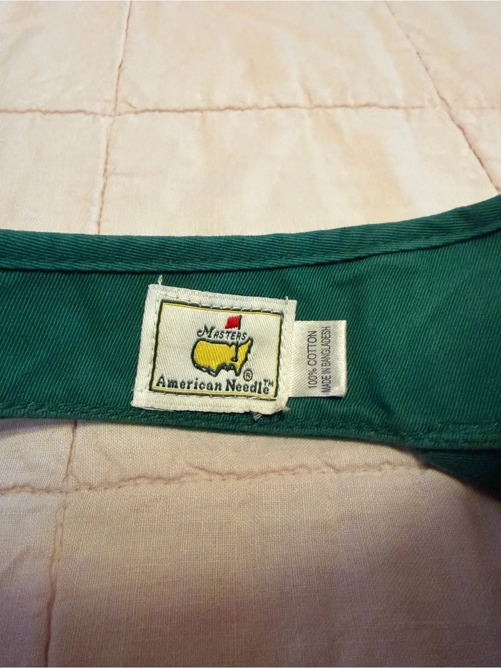Masters Green Embroidered Golf Visor